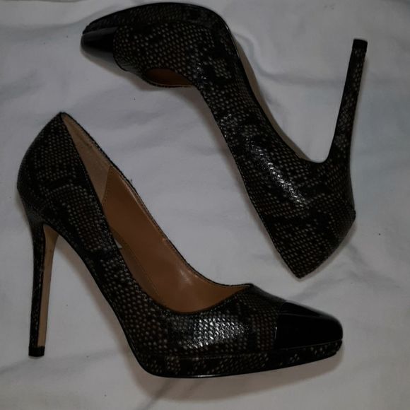 Steve Madden P-Sno Python Metal Toe‎ Pumps 6.5 - Picture 2 of 8